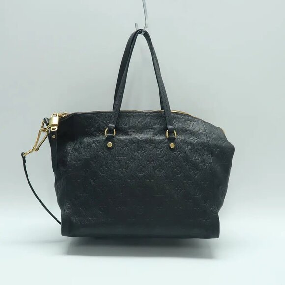 Louis Vuitton Lumineuse Navy Monogram Leather Satchel 1026-041625 - Picture 2 of 12